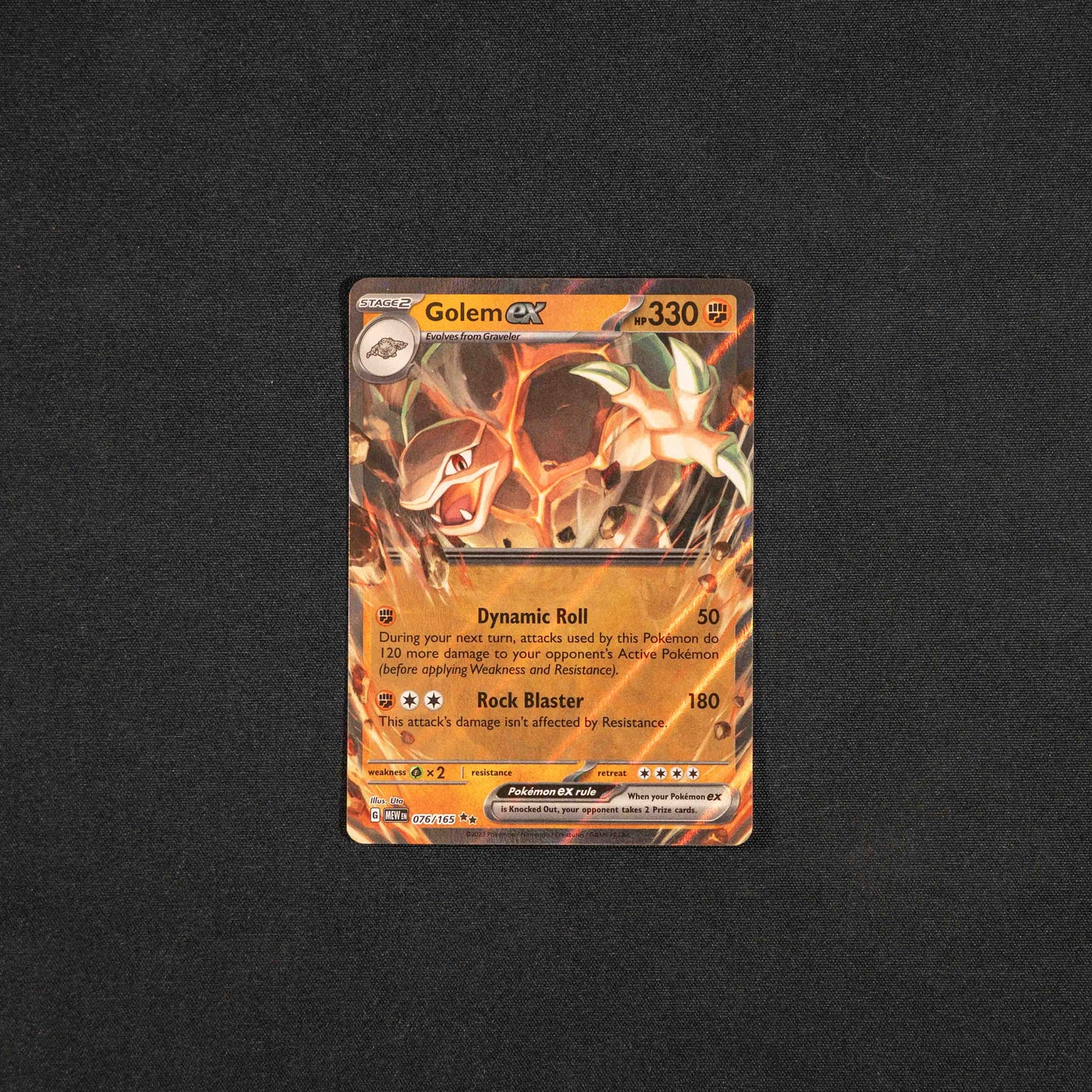 Golem ex - 076/165 - SV: Scarlet & Violet 151 (MEW)