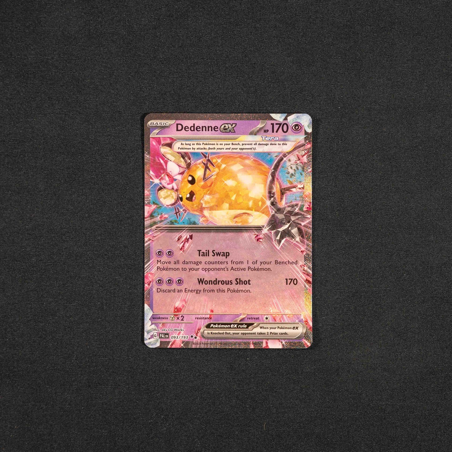 Dedenne ex - 093/193 - SV02: Paldea Evolved (PAL)