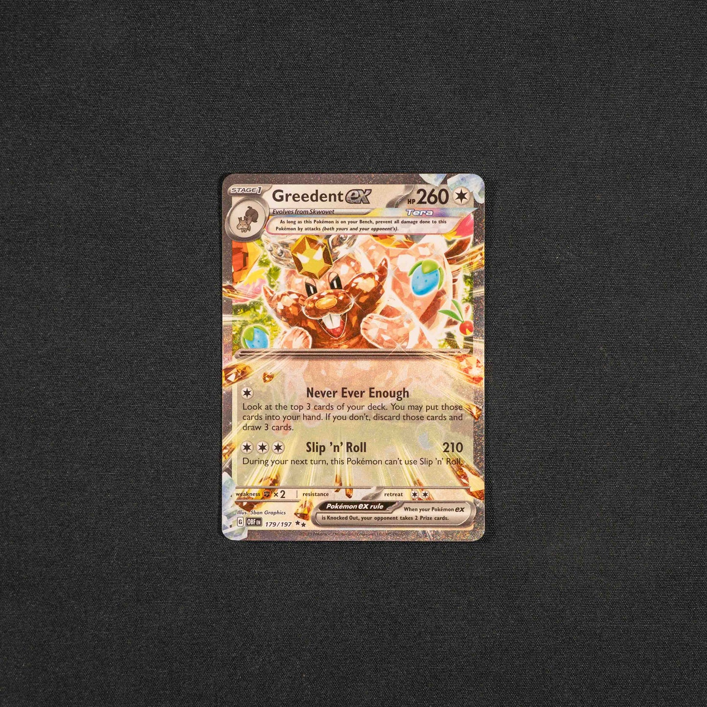 Greedent ex - SV03: Obsidian Flames (OBF)