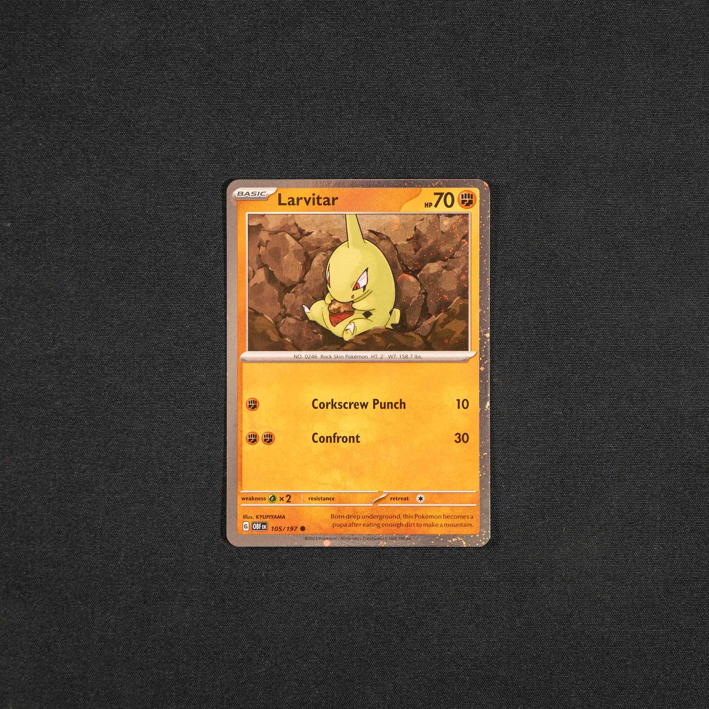 Larvitar - 105/197 (Cosmos Holo)