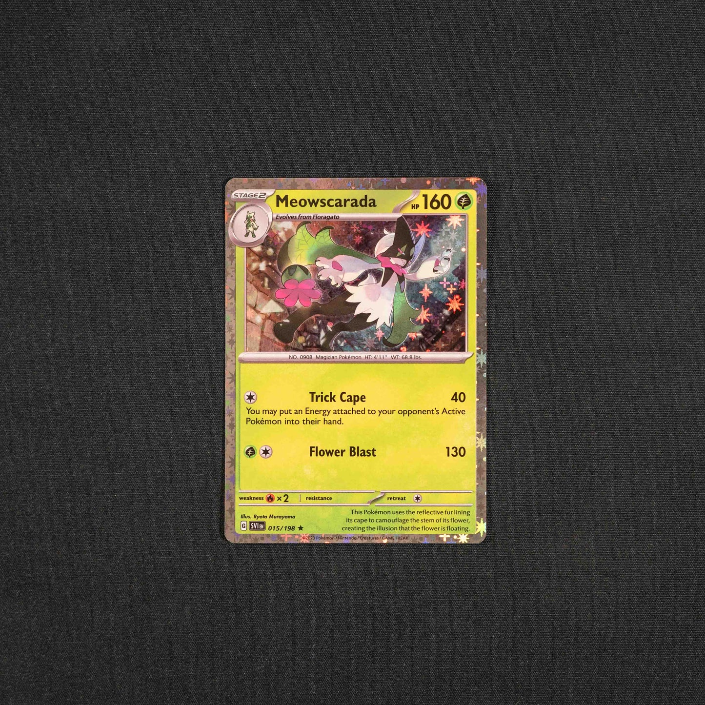 Meowscarada - 015/198 (Cosmos Holo)