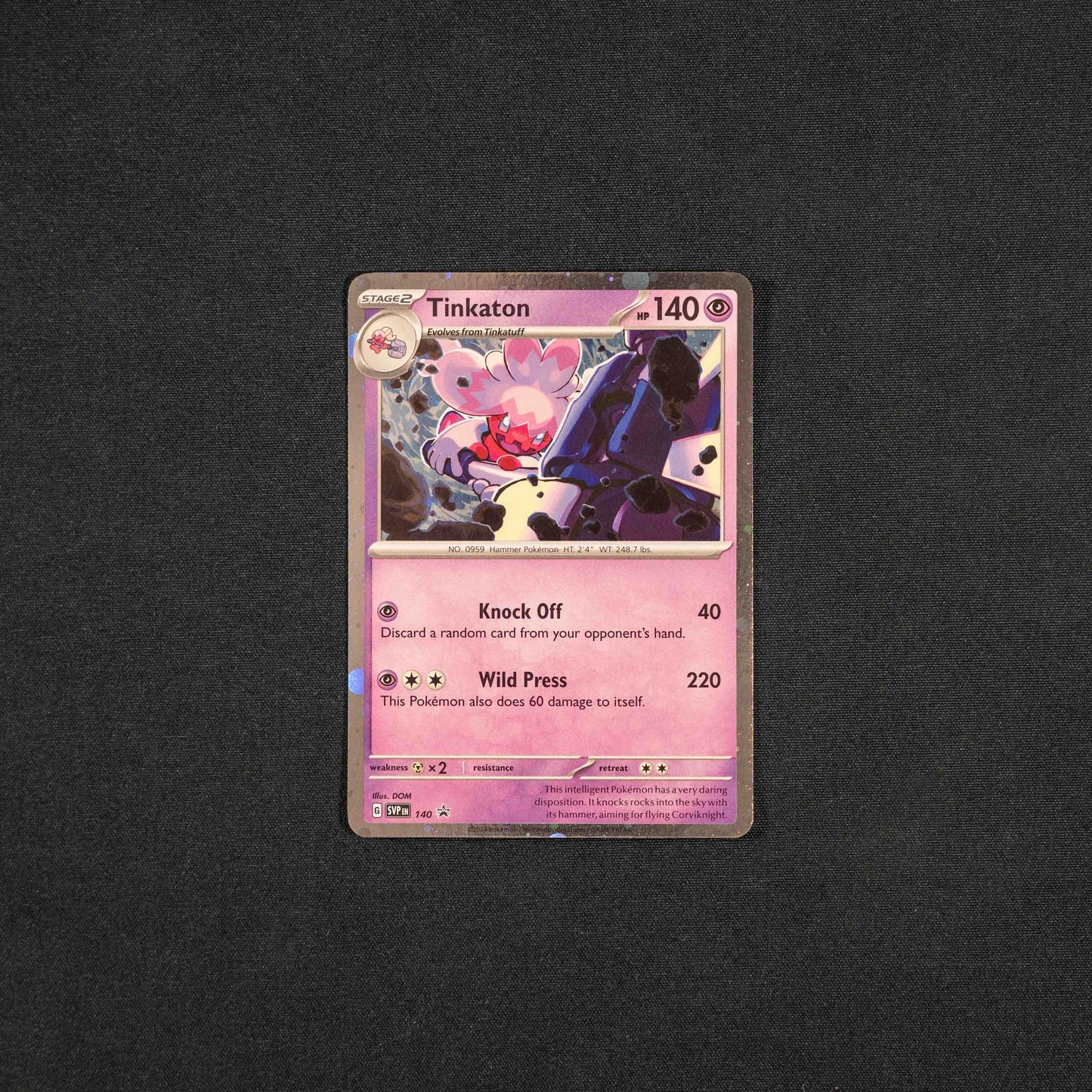 Tinkaton - 140 (Cosmo Holo) - SV: Scarlet & Violet Promo Cards (SVP)