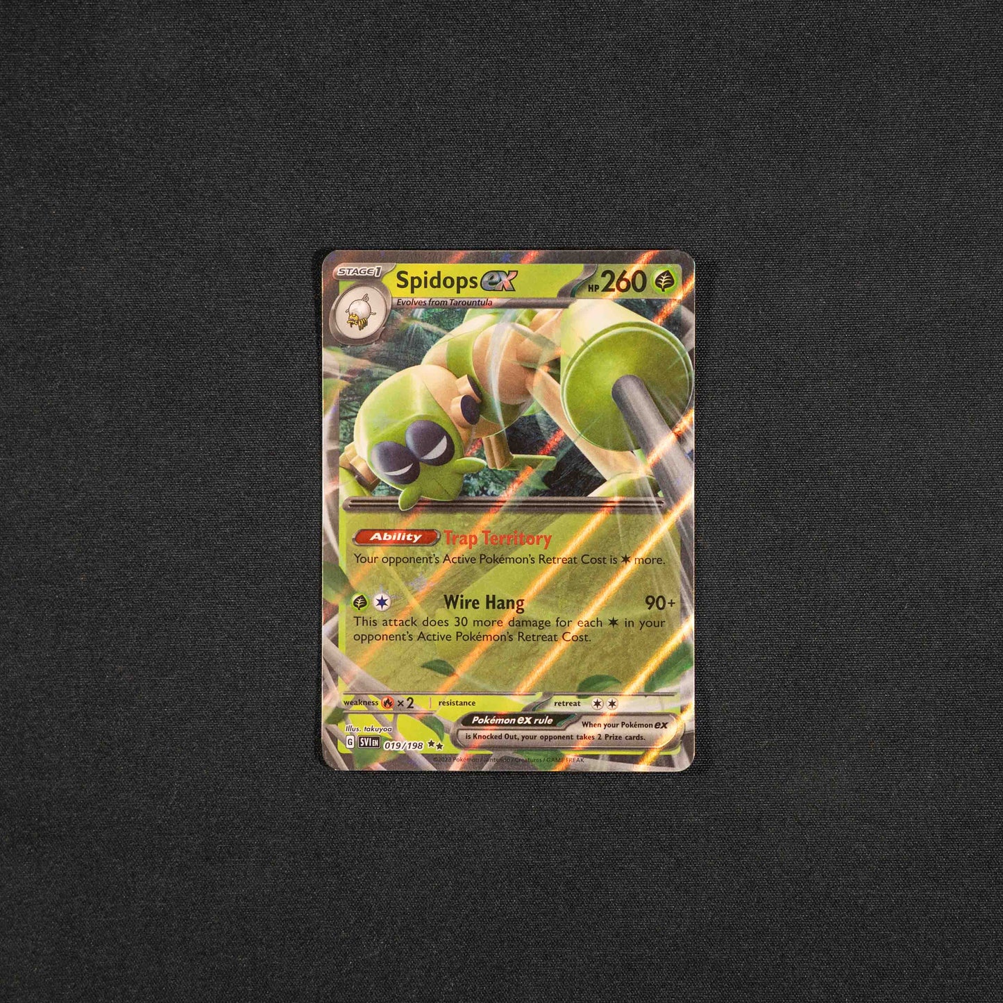 Spidops ex - 019/198 - SV01: Scarlet & Violet Base Set (SVI)