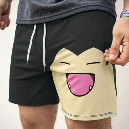 Men's Summer Shorts - Snorlax