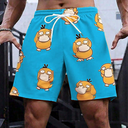 Men's Summer Shorts - Psyduck