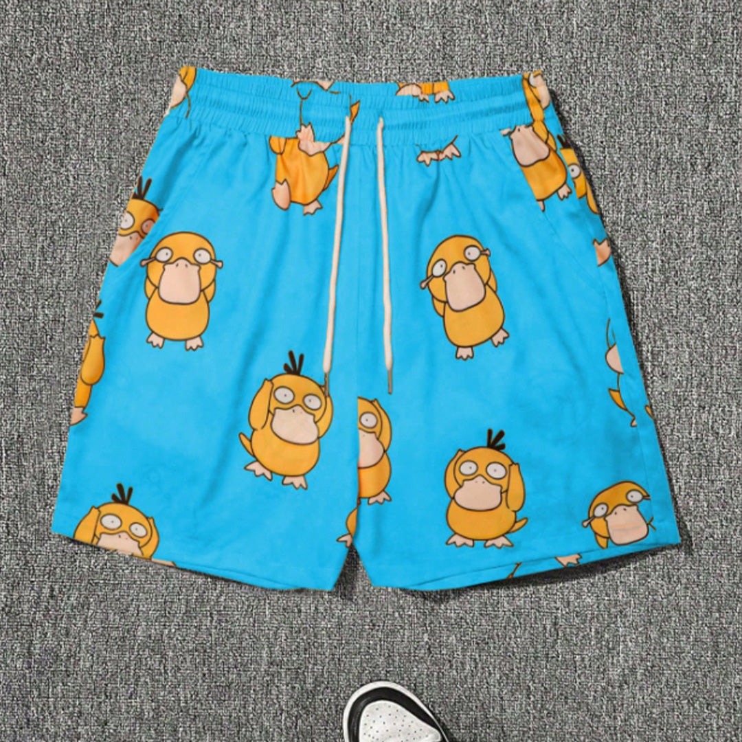 Men's Summer Shorts - Psyduck