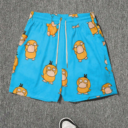 Men's Summer Shorts - Psyduck