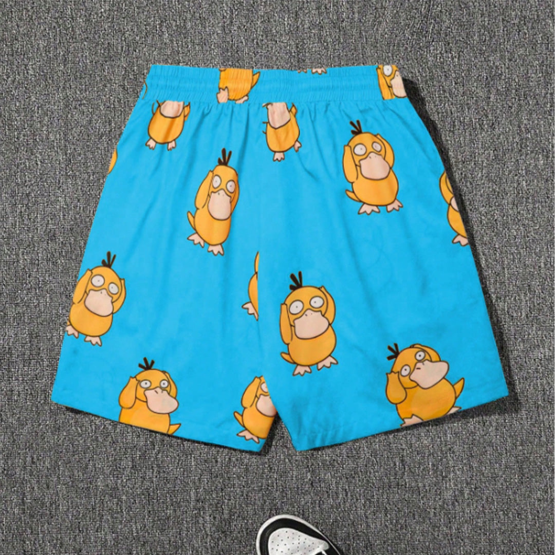 Men's Summer Shorts - Psyduck