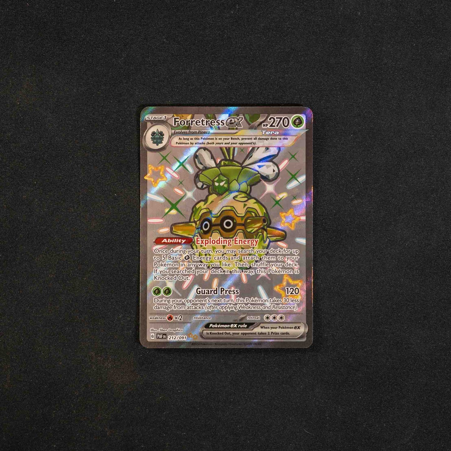 Forretress ex - 212/091 - SV: Paldean Fates (PAF)